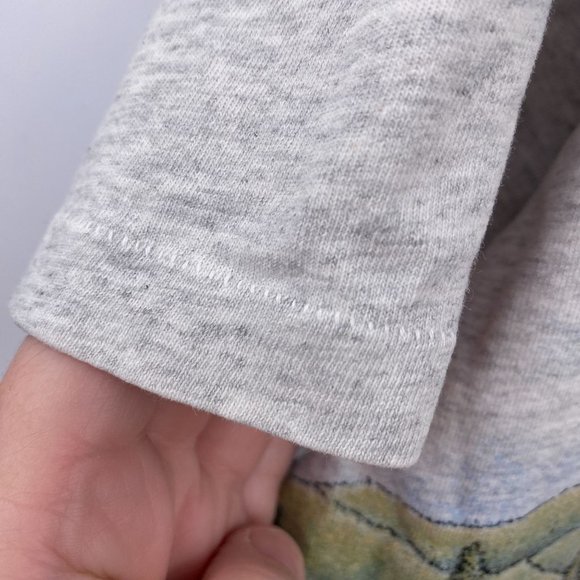 Vintage Mt Rushmoor graphic tee tshirt size 2XL Anvil Eagle mountain scene - Picture 7 of 8